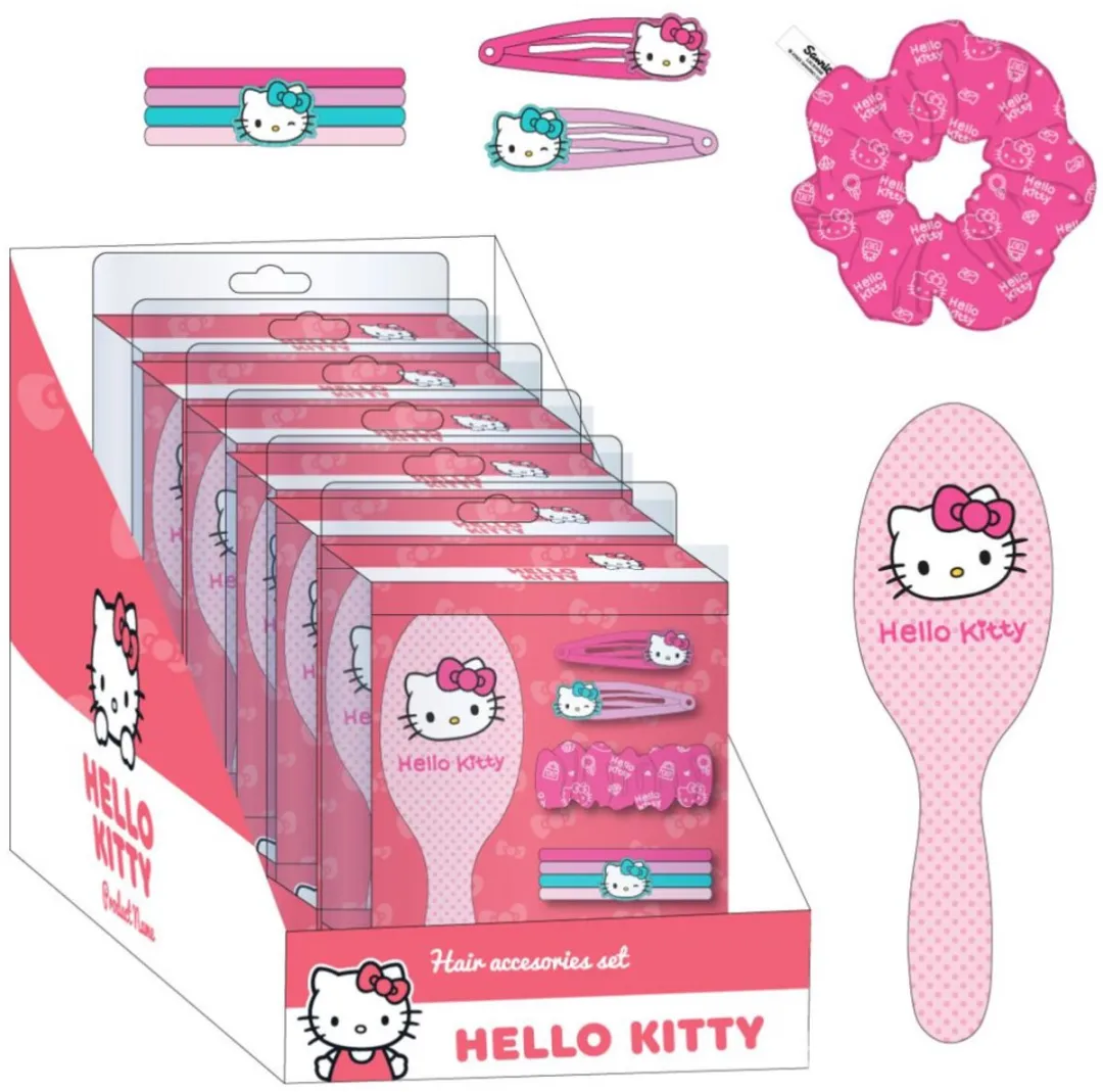 Hello Kitty Haarbeeldjes - 8 Stuks