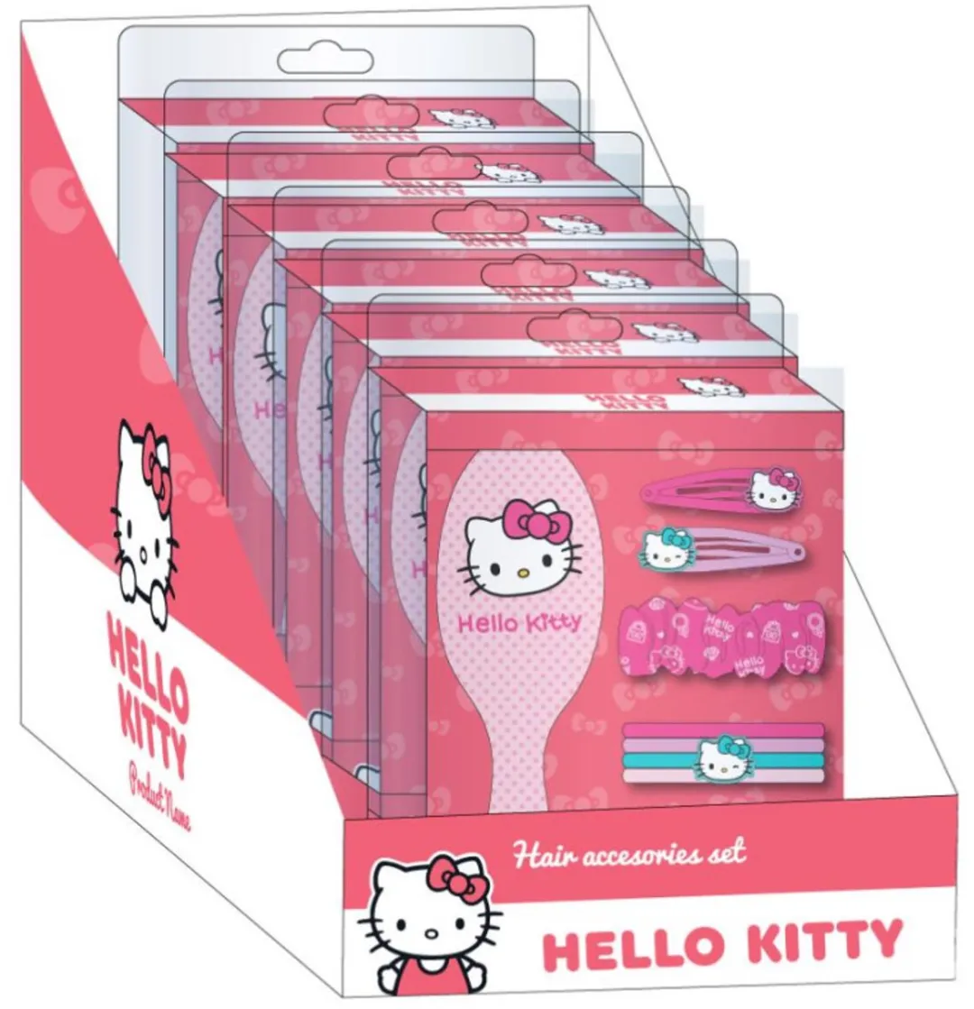 Hello Kitty Haarbeeldjes - 8 Stuks