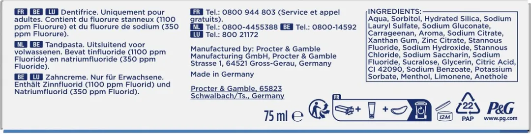 Oral-B Pro-Expert Gevoelig Calm Sensation Tandpasta - 12x75ml