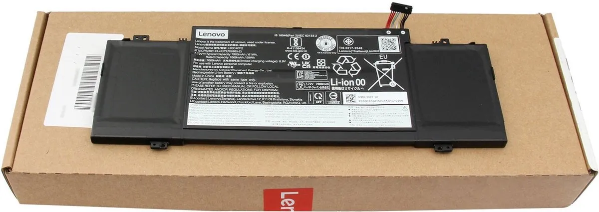 Lenovo L20M4PF2 Laptopbatterij 61Wh - afbeelding 2 van 3