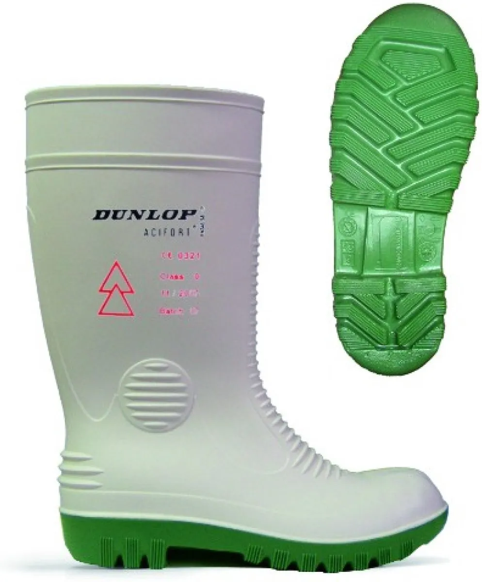 Dunlop Acifort A571411 Werklaarzen - SB - Wit - 42