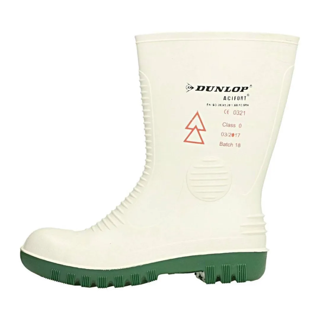 Dunlop Acifort A571411 Werklaarzen - SB - Wit - 42
