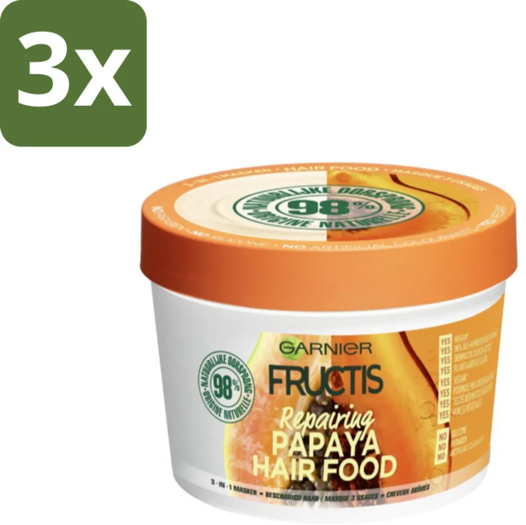 Garnier Fructis Hair Food Papaya Haarmasker 400ml