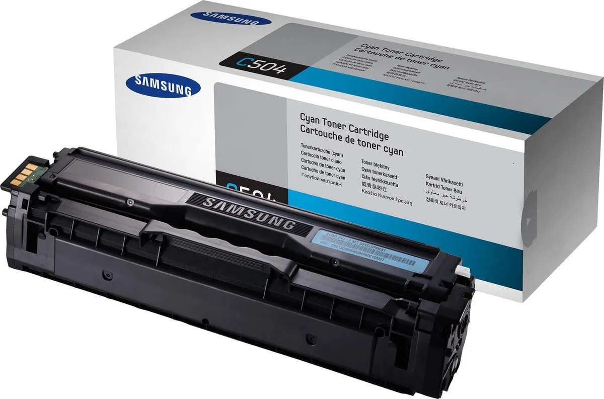 Samsung CLT-C504S Tonercartridge Cyaan - 1800 pagina's