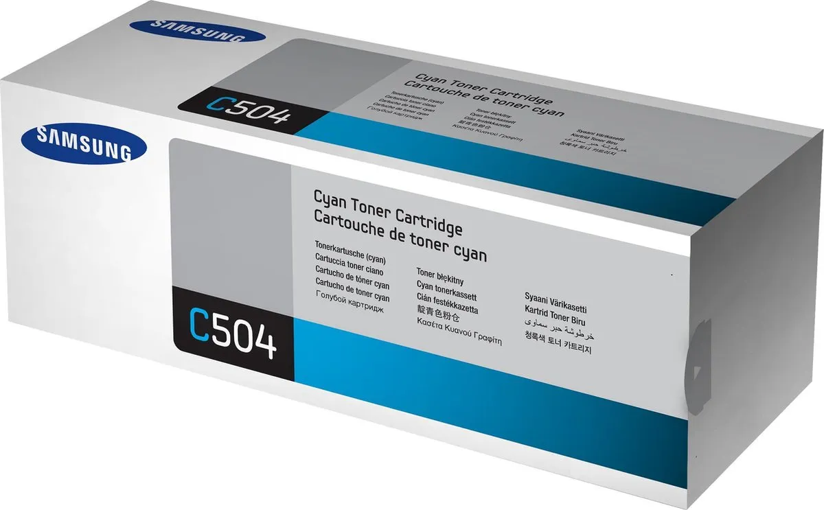 Samsung CLT-C504S Tonercartridge Cyaan - 1800 pagina's