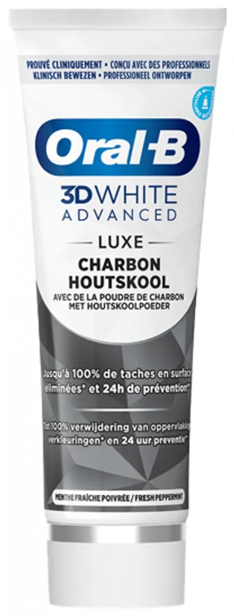 Oral-B 3D White Whitening Therapy Charcoal 75ml
