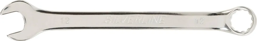 Silverline Steekringsleutel 12mm - Hoogglans Chroom