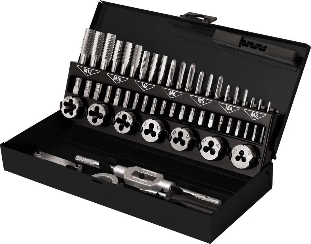 TOOLCRAFT TO-7015521 Schroefdraadsnijderset 32-delig