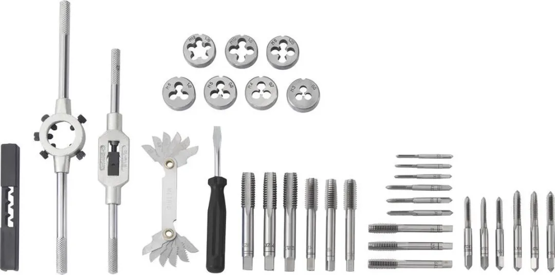 TOOLCRAFT TO-7015521 Schroefdraadsnijderset 32-delig