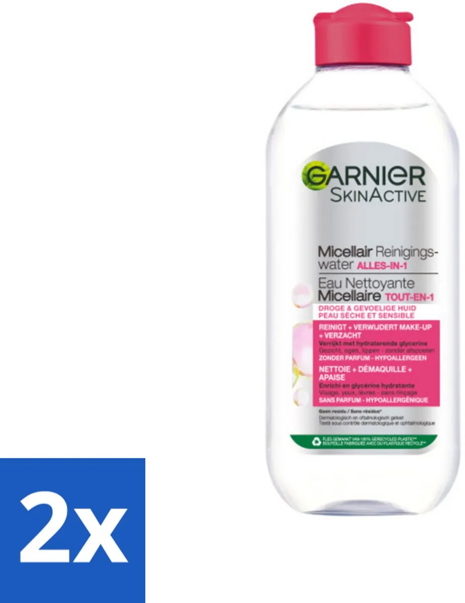 Garnier SkinActive Micellair Water 800ml (2x400ml)