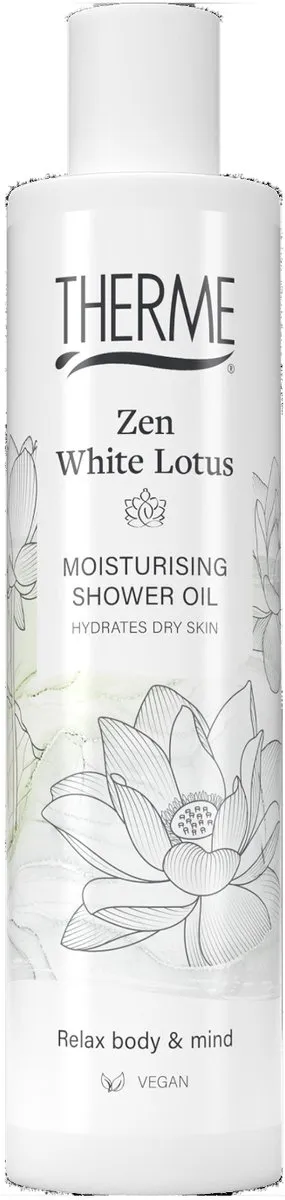 Therme Moisturising Shower Oil Zen White Lotus 250ml