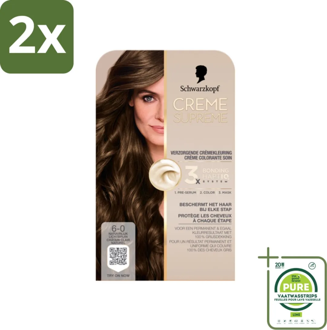 Schwarzkopf Creme Supreme 6-0 Haarkleuring