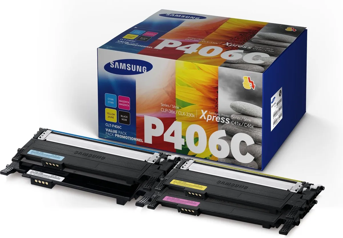 Samsung CLT-P406C Rainbow Toner Kit