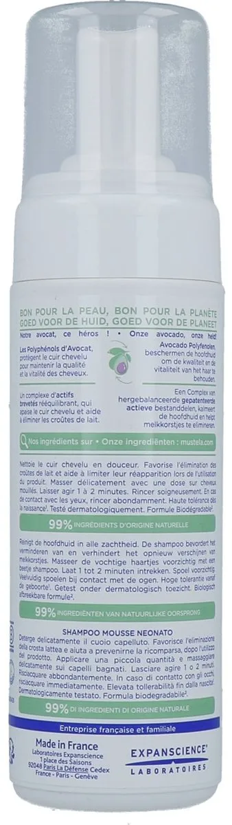 Mustela Schuimshampoo Zuigelingen 150ml
