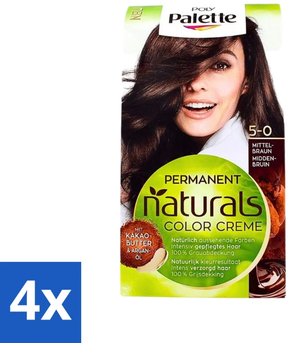 Schwarzkopf Poly Palette Haarverf Middenbruin 460ml