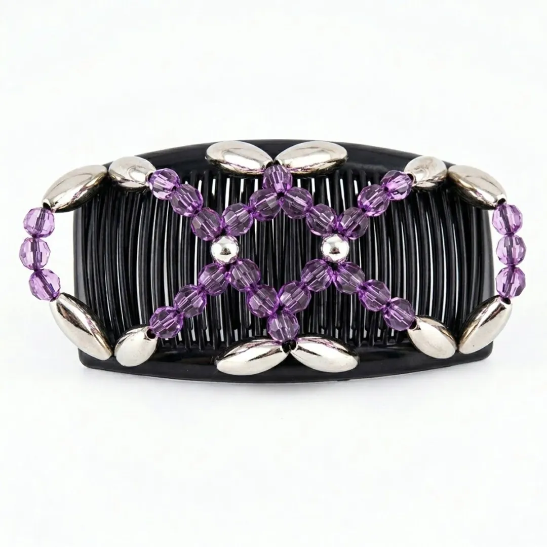 NuveX Magic Hairclip Paars/Zilver