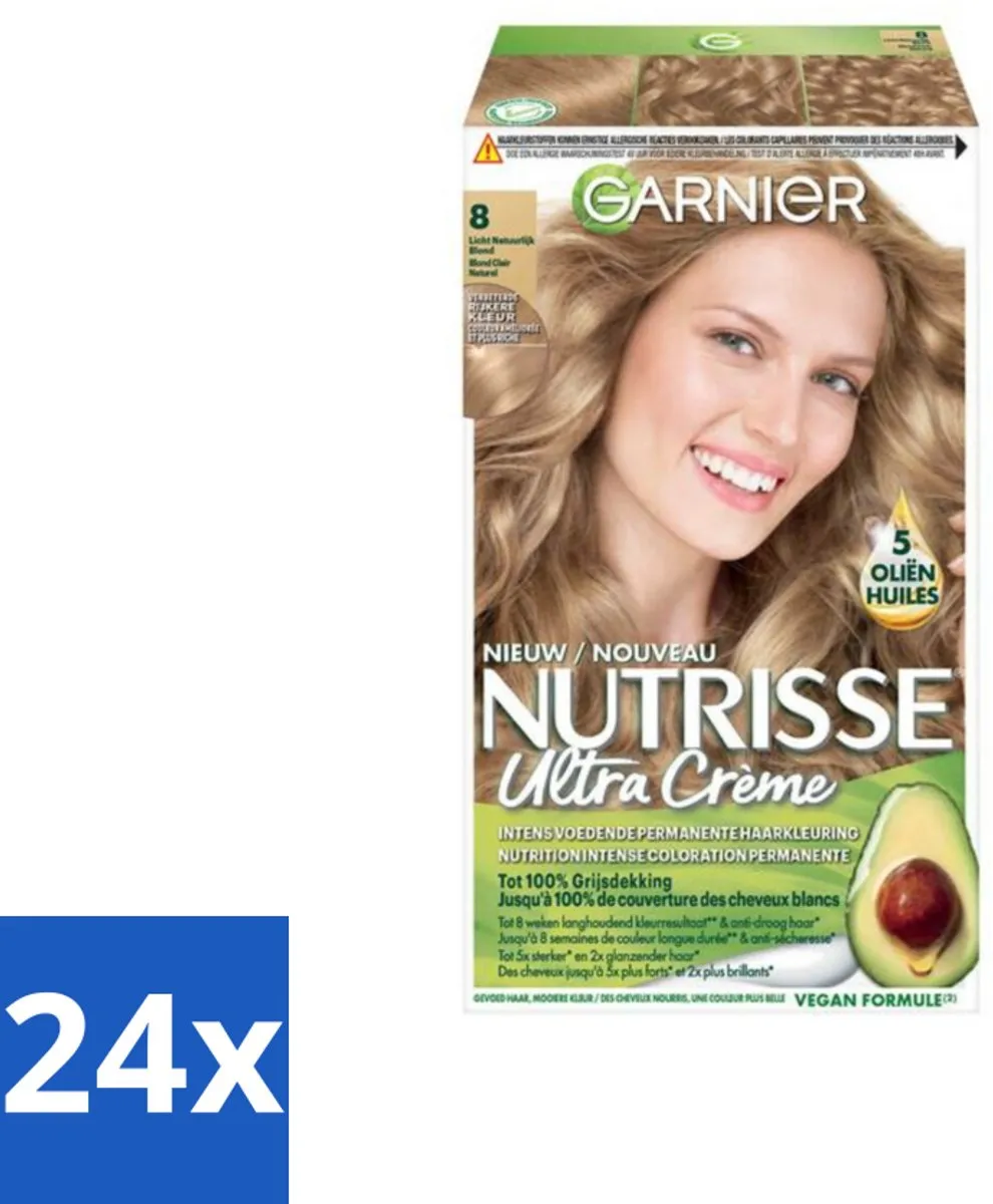 Garnier Nutrisse Ultra Crème 8 Lichtblond