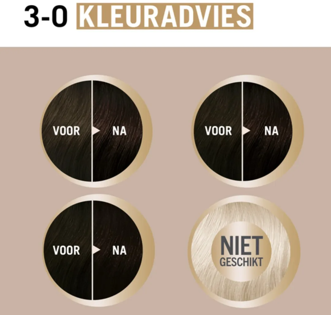 Schwarzkopf - Haarkleuring - Creme Supreme 3-0 - Natuurlijk Extra Donkerbruin - 245g - 1 stuk