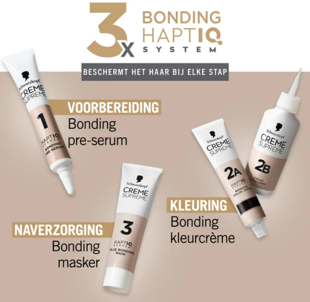 Schwarzkopf - Haarkleuring - Creme Supreme 3-0 - Natuurlijk Extra Donkerbruin - 245g - 1 stuk