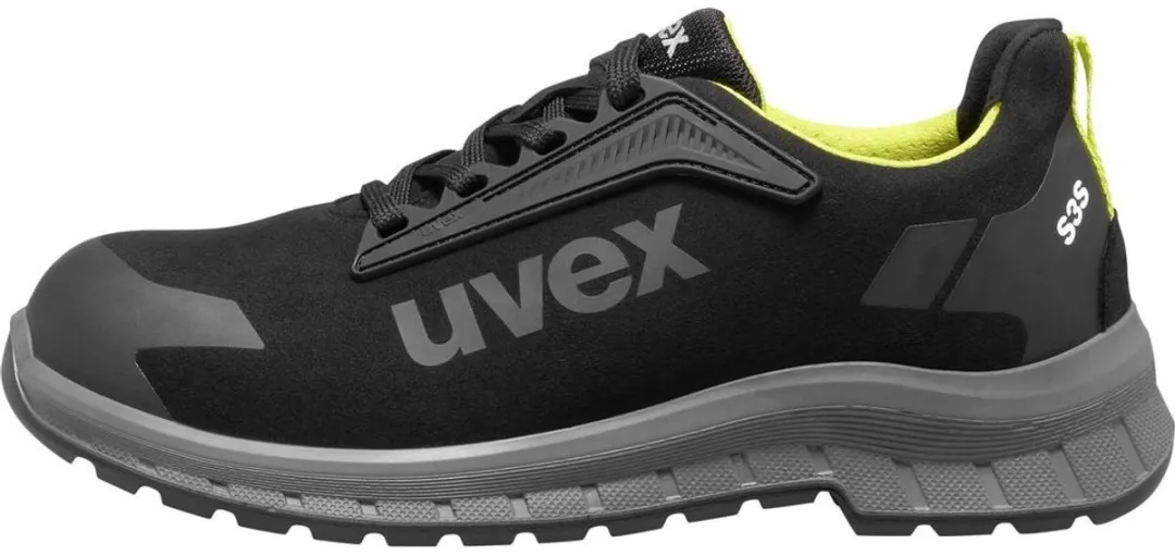Uvex 2 Trend S3s 69412 Veiligheidsschoen - 42 - Zwart/Geel