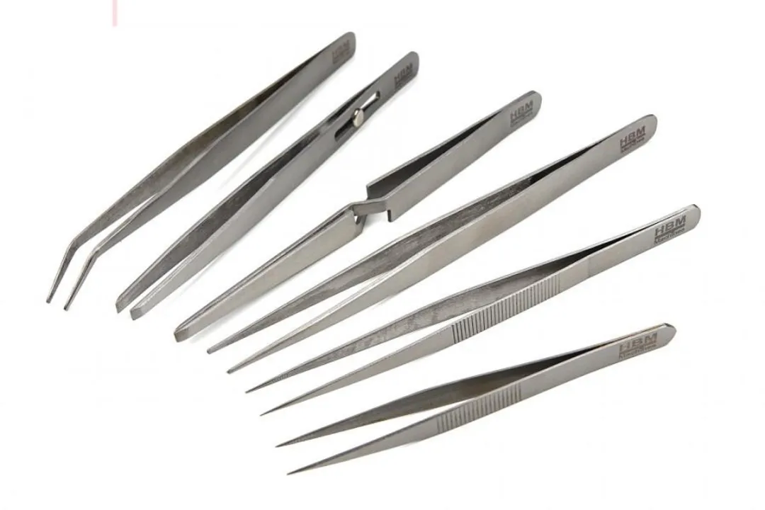 HBM 6-delige RVS Pincetset