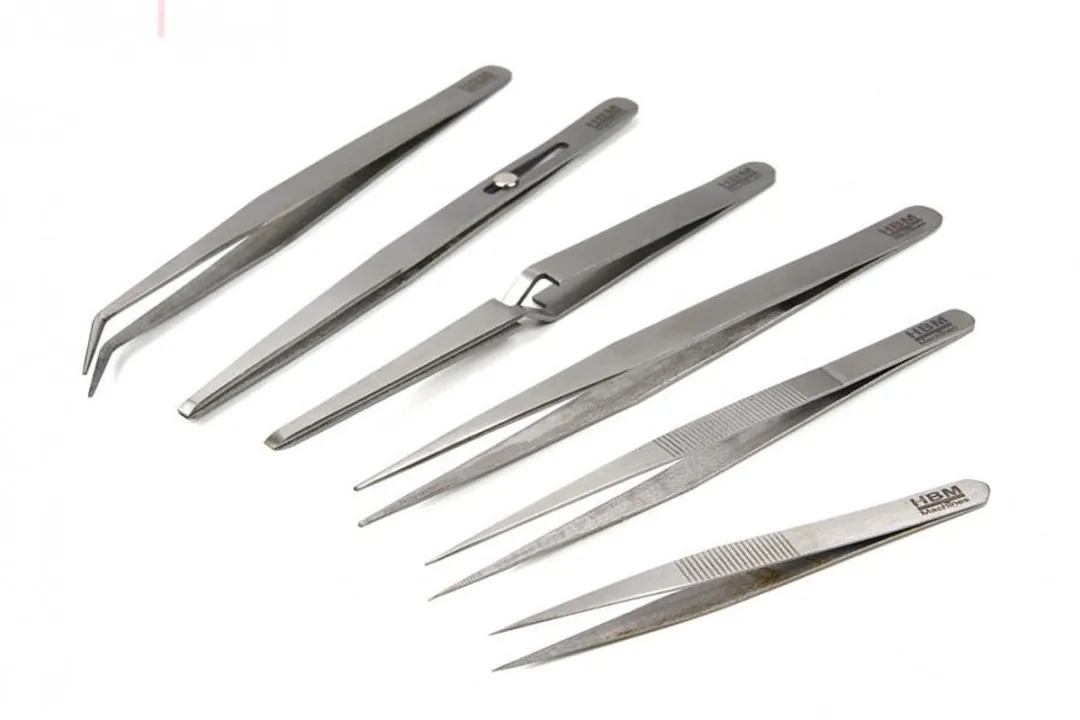 HBM 6-delige RVS Pincetset