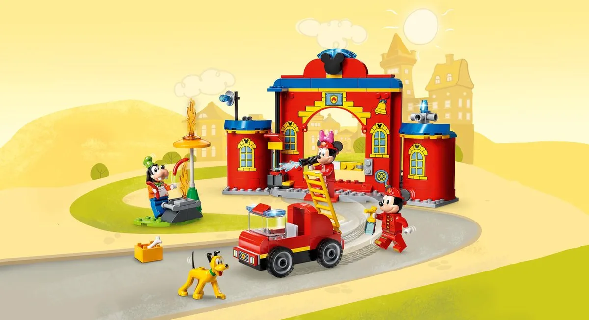 LEGO Disney Mickey & Friends Brandweerkazerne & Auto 10776