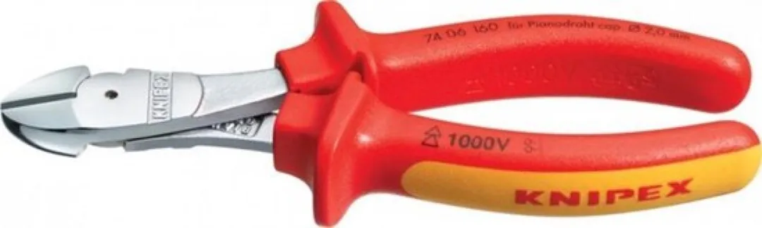 Knipex 74 06 180 Kracht-Zijsnijtang 180mm - Rood