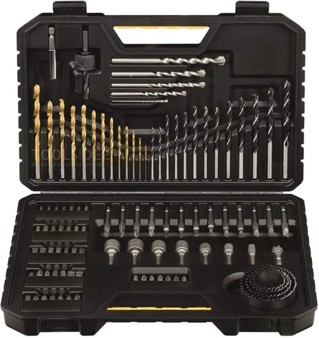 Stanley 100-delige Accessoireset STA7205-XJ - Metaal/Hout/Beton