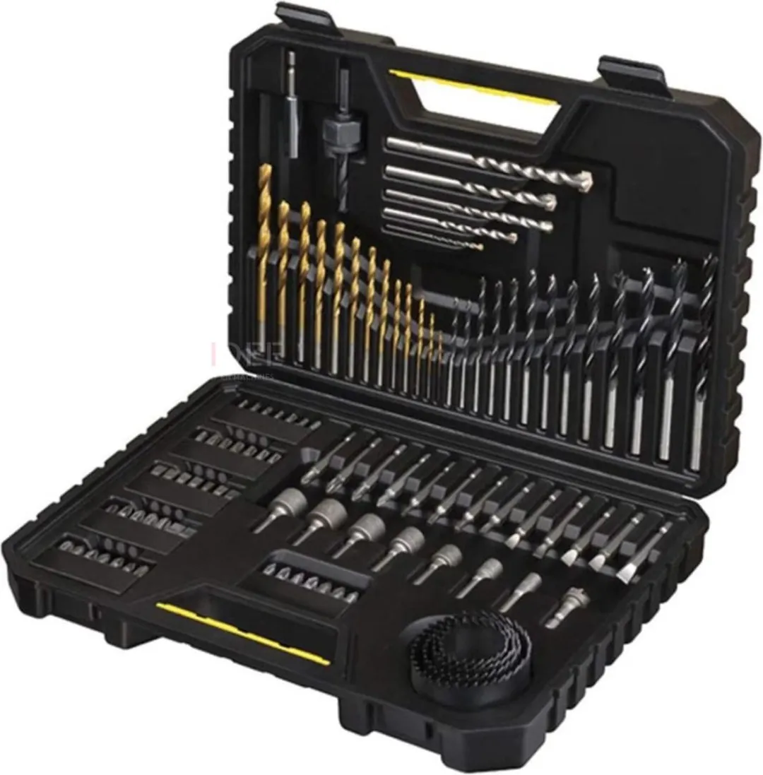 Stanley 100-delige Accessoireset STA7205-XJ - Metaal/Hout/Beton