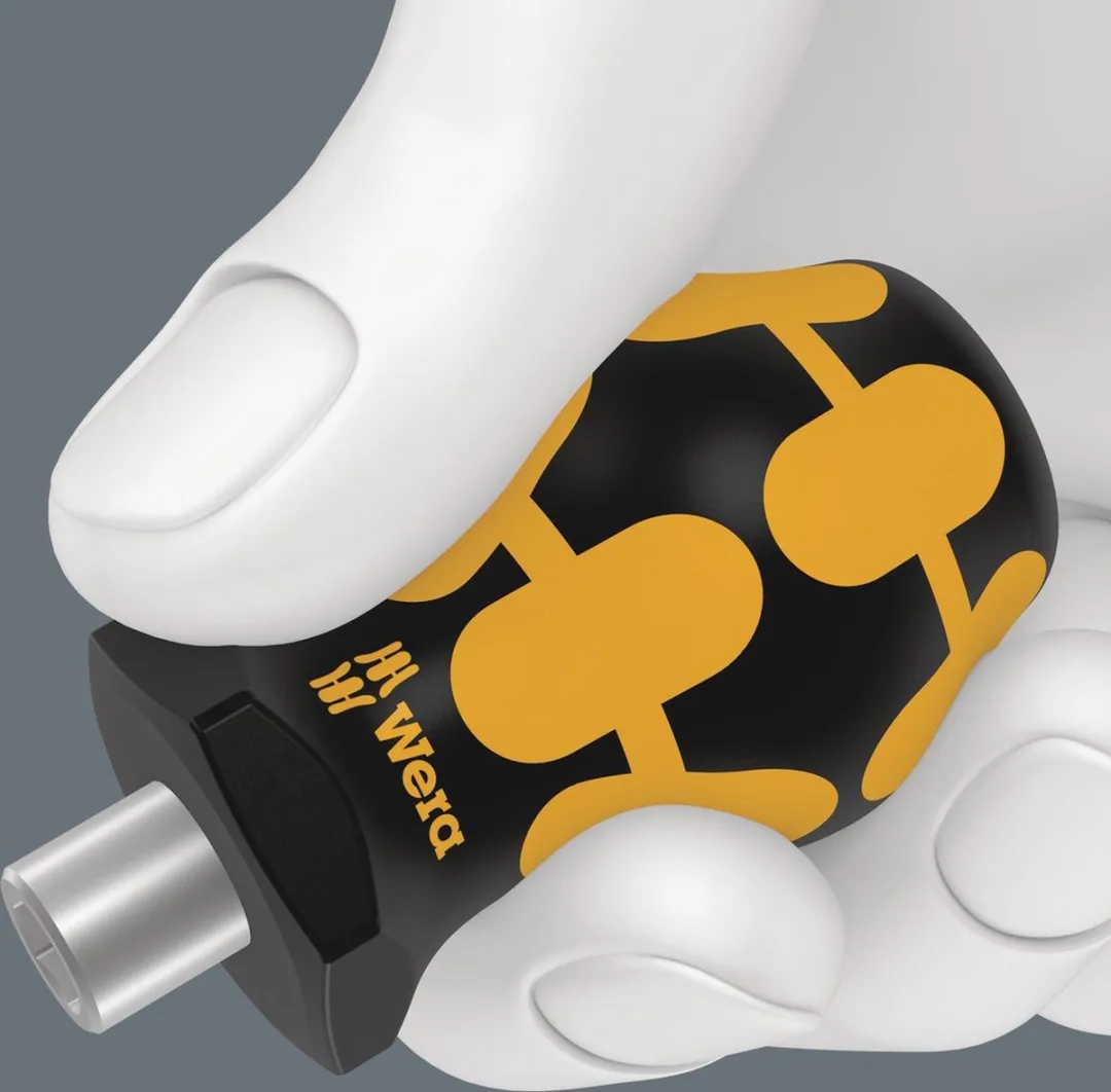 Wera Kompakt Stubby ESD Bitset 10-delig 05057472001 - Geel/Zwart