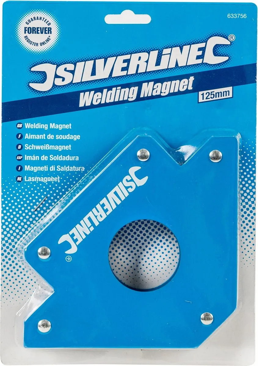 Silverline Lasmagneet 125mm