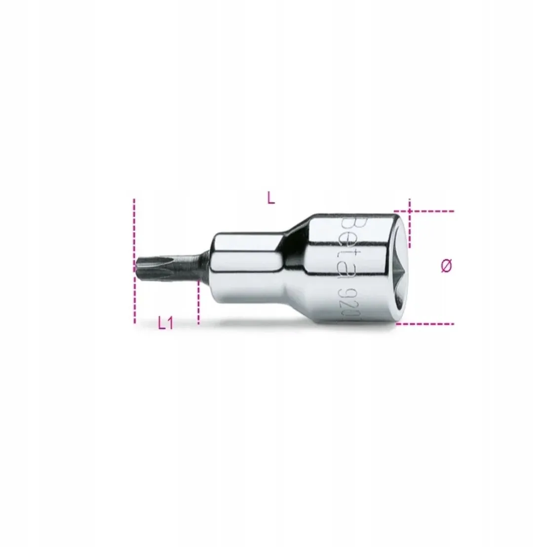 Beta Torx T25 Dopsleutel 1/2" Fraudebestendig