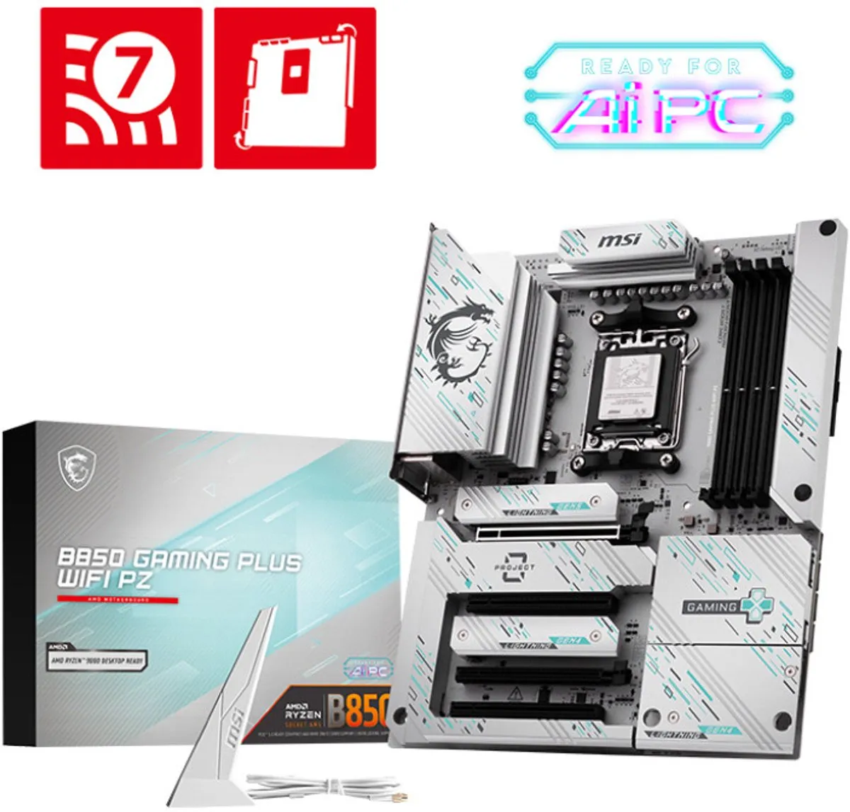 MSI B850 GAMING PLUS WIFI PZ Moederbord - AM5
