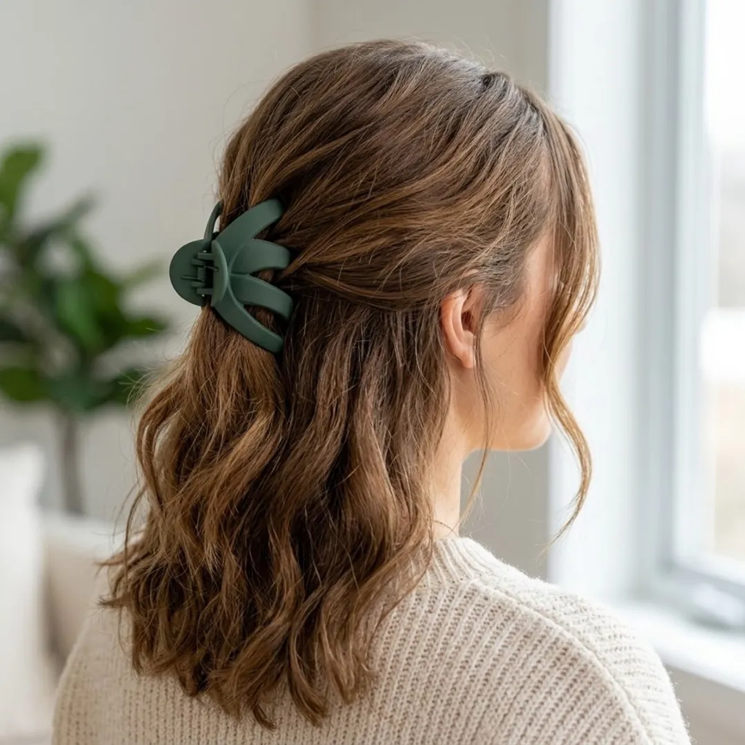 NUVEX Haarclips Set 9 Stuks - Matte Ronde Klemmen