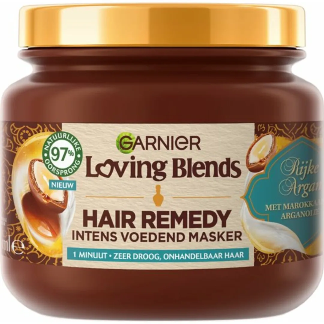 Garnier Loving Blends Argan Haarmasker 3x340ml