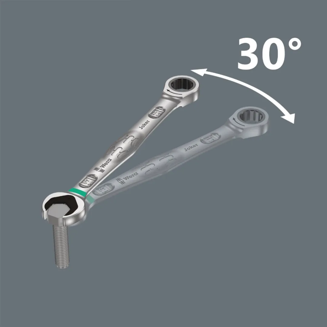 Wera Joker Ringratelsteeksleutelset 11-delig 8-19mm