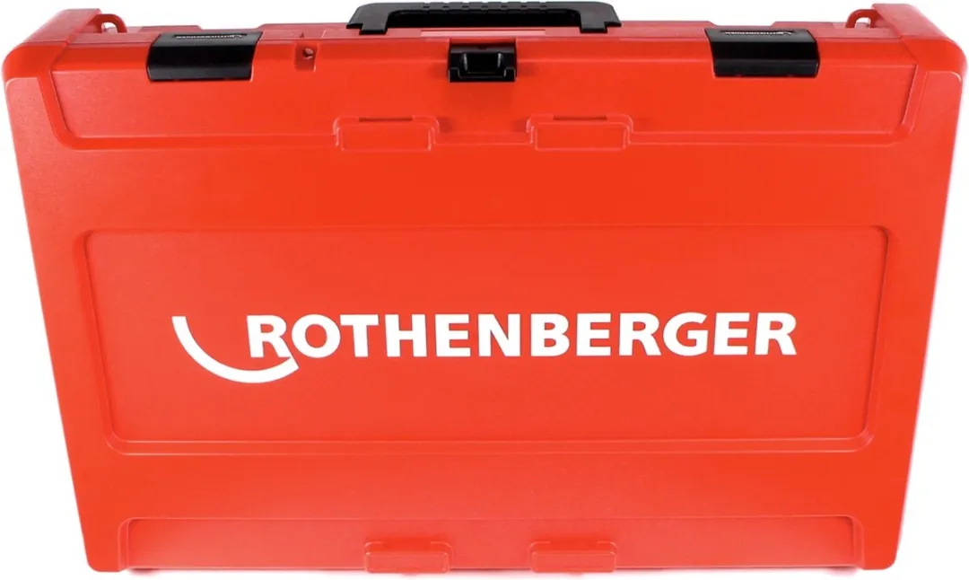 Rothenberger ROMAX 4000 Accu-persmachine 18V 34kN - 2x Accu 10Ah + Oplader + Koffer - Rood/Zwart