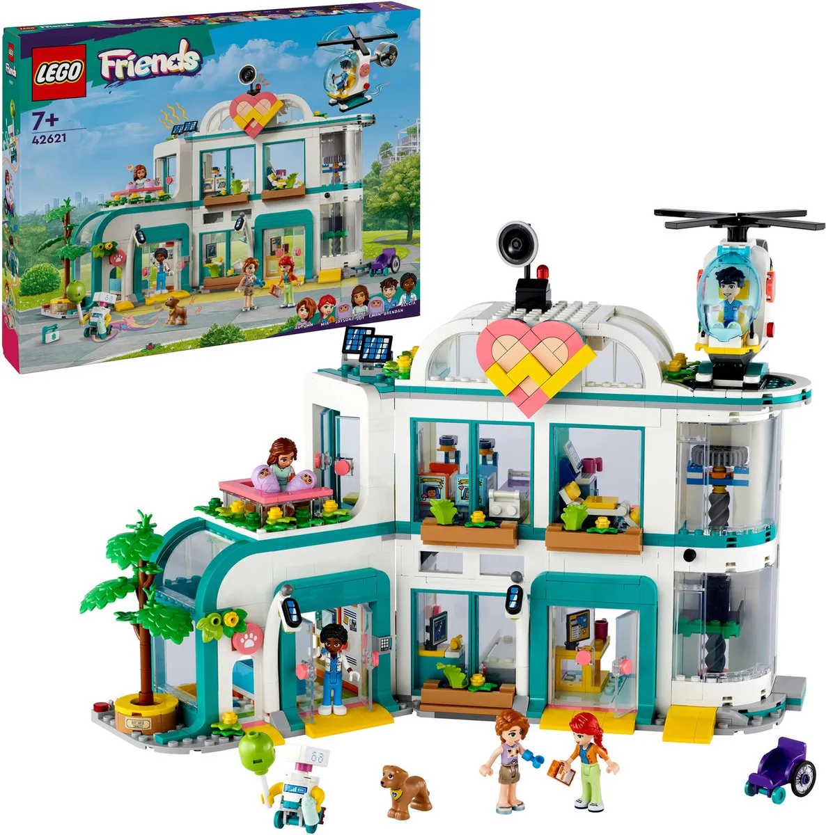 LEGO Friends Heartlake City Ziekenhuis 42621 - 1045 Stukken