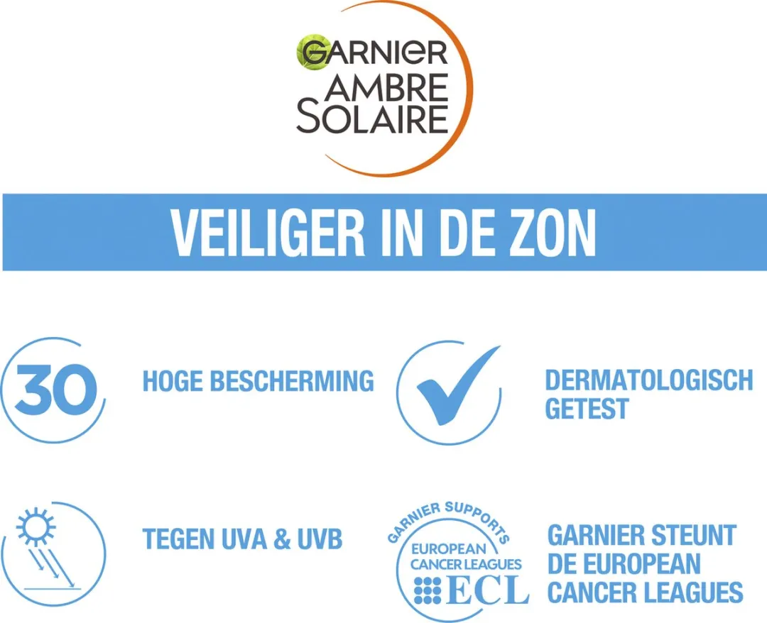 Garnier Ambre Solaire Invisible Protect Refresh Zonnebrandspray SPF 30 200ml