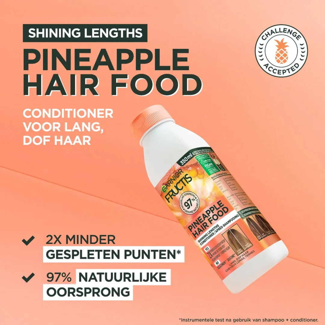 Garnier Fructis Pineapple Hair Food Conditioner 350ml