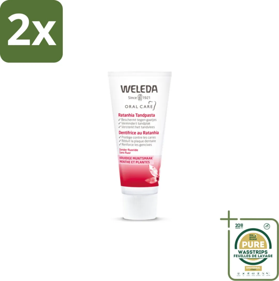 Weleda Ratanhia Tandpasta Fluoridevrij