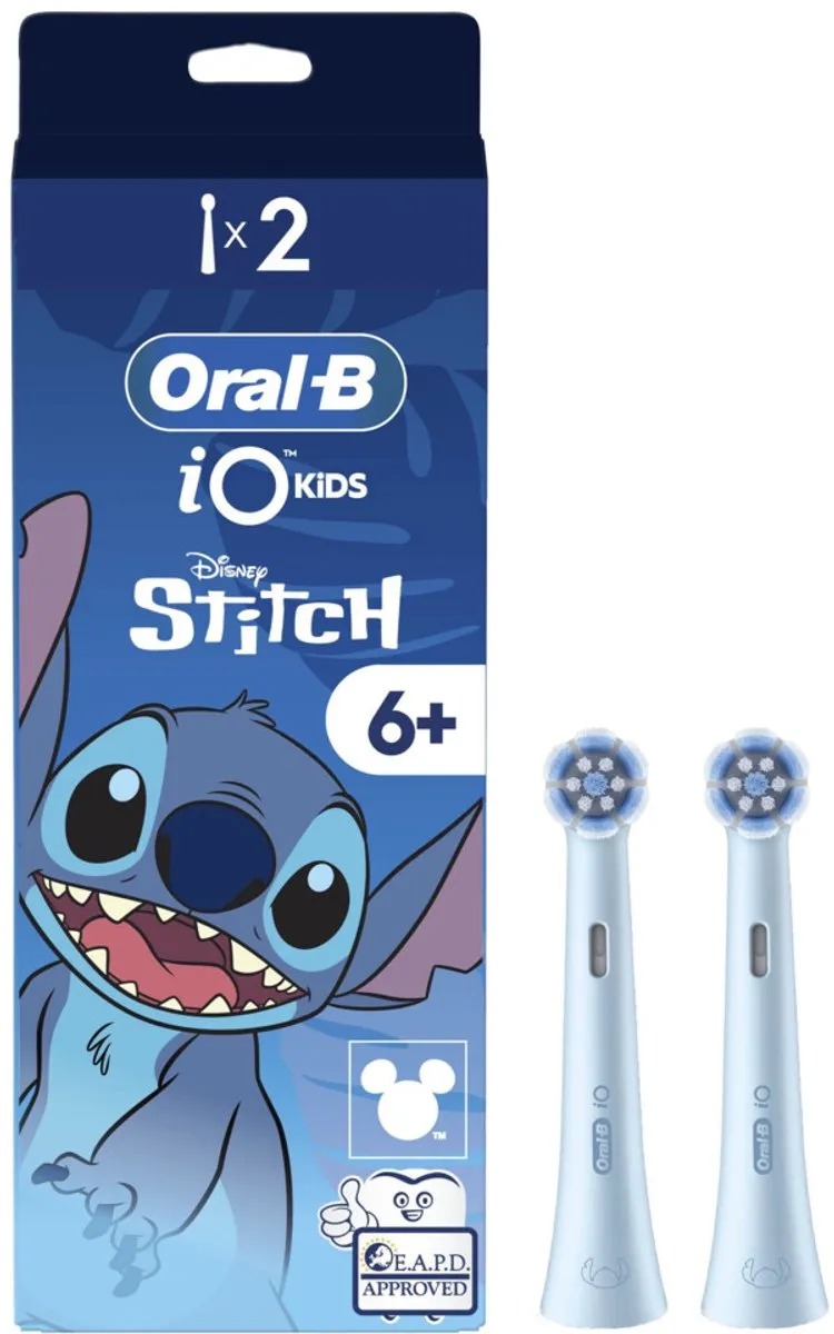 Oral-B iO Kids Stitch Opzetborstels - 12 Stuks