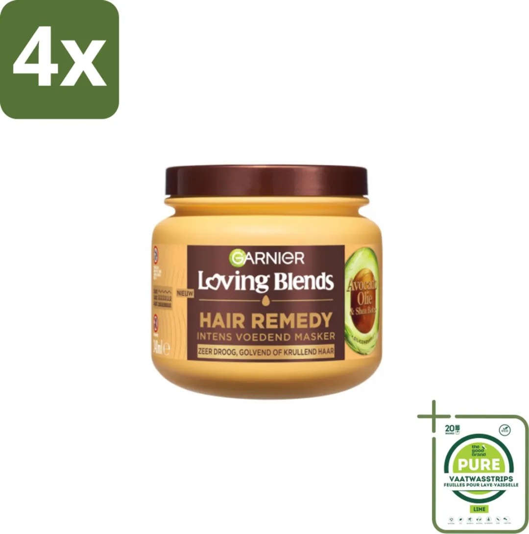 Garnier Loving Blends Haarmasker Avocado Olie & Shea Boter 340ml