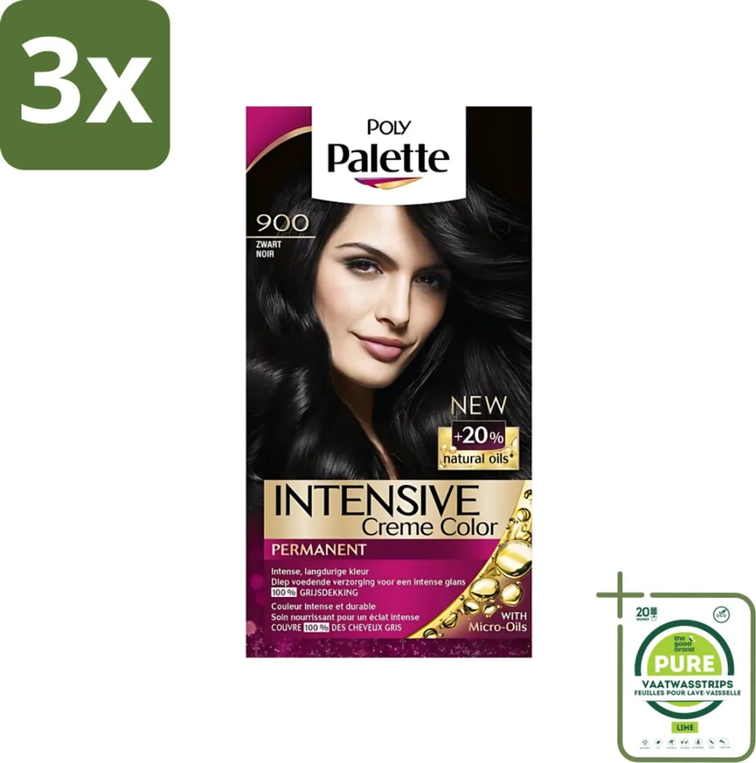 Schwarzkopf Poly Palette Haarverf Zwart 900