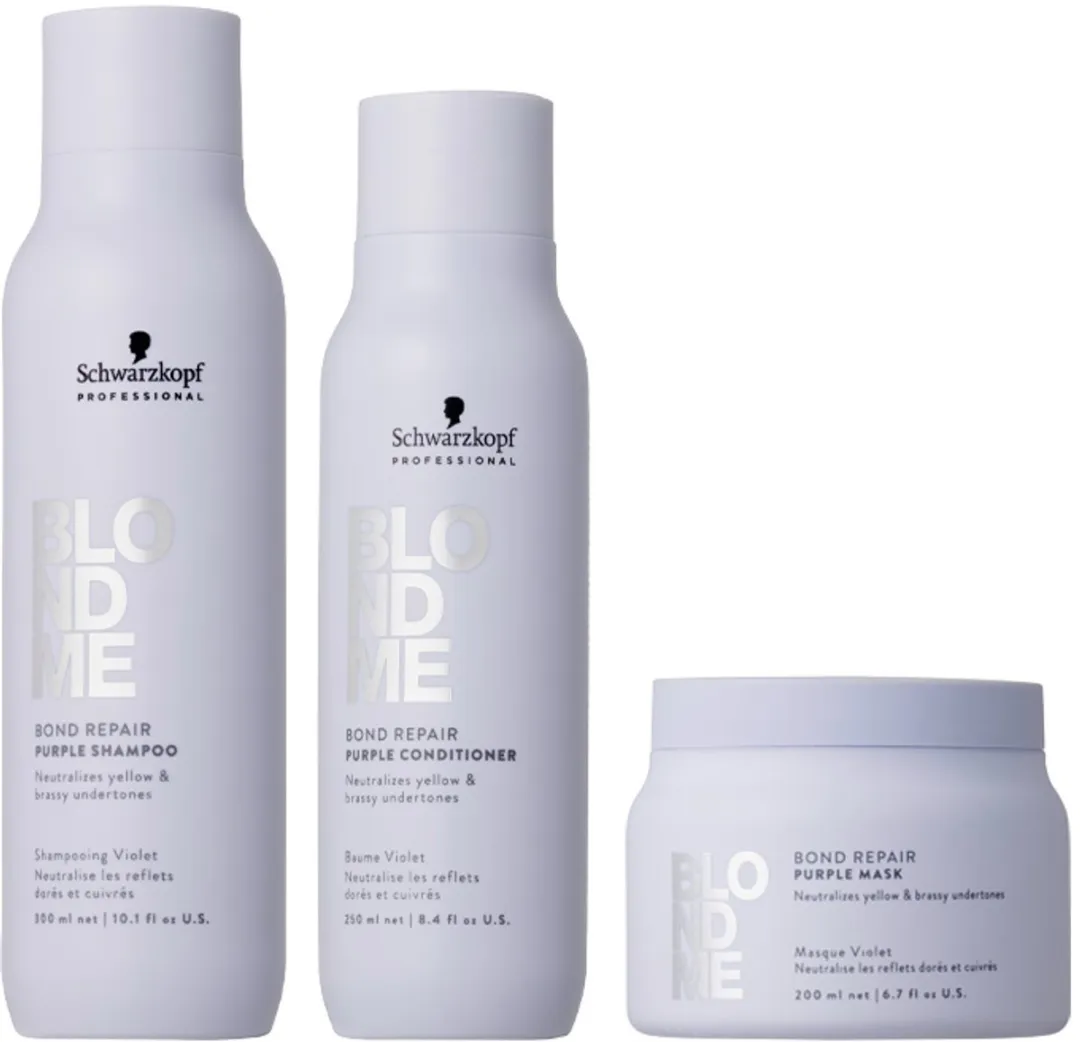 Schwarzkopf BlondMe Purple Repair Set 3x800ml