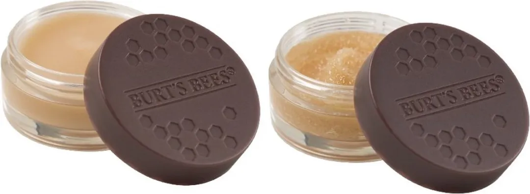 Burt's Bees Lip Treatment Overnight Intensive + Scrub Set - 2x14.16ml - Natuurlijk