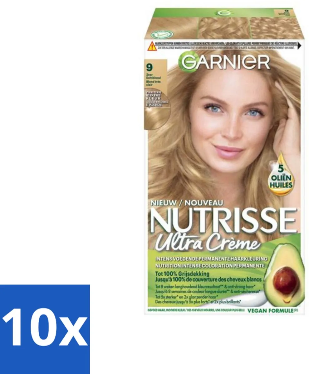 Garnier Nutrisse Ultra Crème 9 Zeer Lichtblond