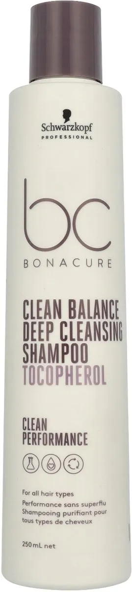 Schwarzkopf Bonacure Clean Balance Deep Cleansing Shampoo 1000ml
