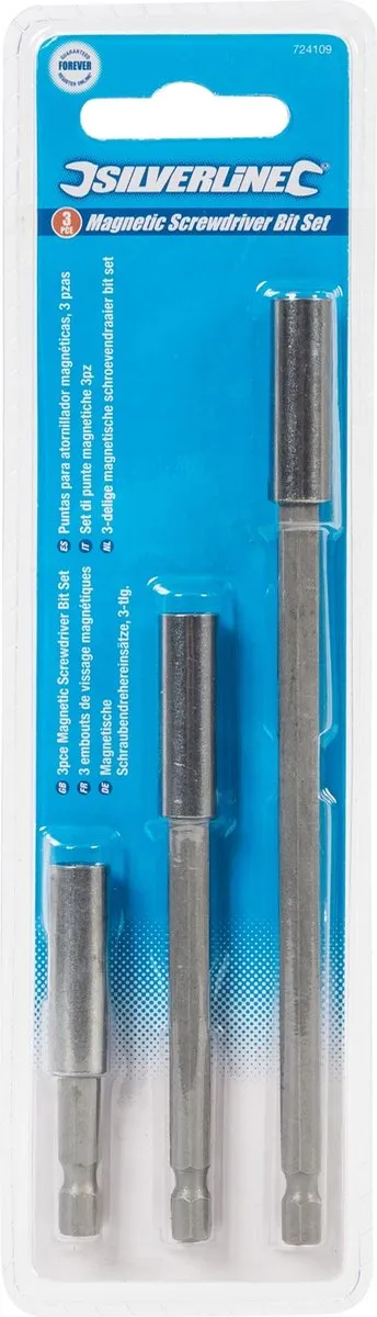 Silverline Magnetische Bithouder Set 3-delig 724109